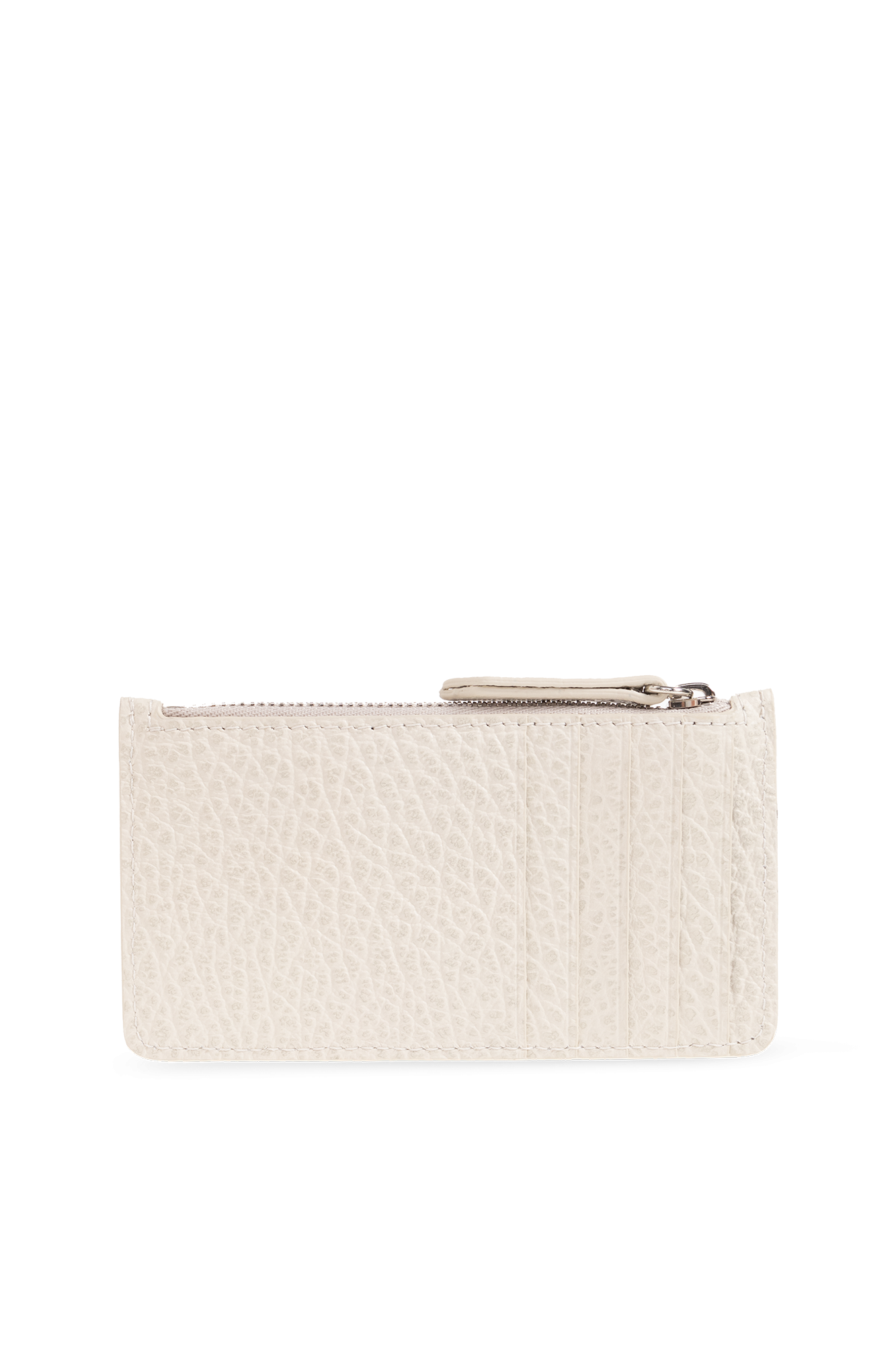 【MAISON MARGIELA】LEATHER CARD HOLDER WHITE Four Stitches Cardholder in White – SVRN